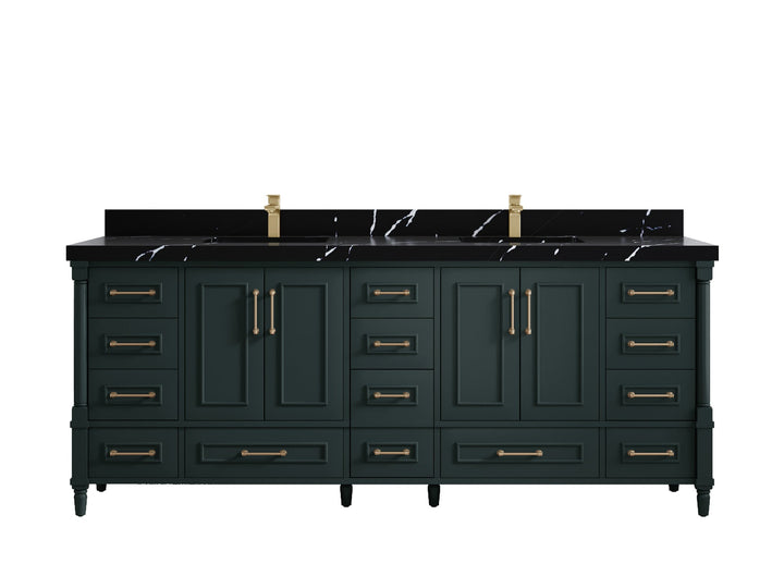Aberdeen 84 in. W x 22 in. D Double Sink Bathroom Vanity - photo 9
