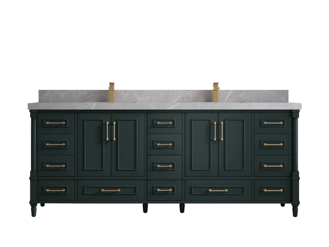 Aberdeen 84 in. W x 22 in. D Double Sink Bathroom Vanity - Willow Bath and Vanity