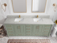 Aberdeen 84 in. W x 22 in. D Double Sink Bathroom Vanity - photo 30