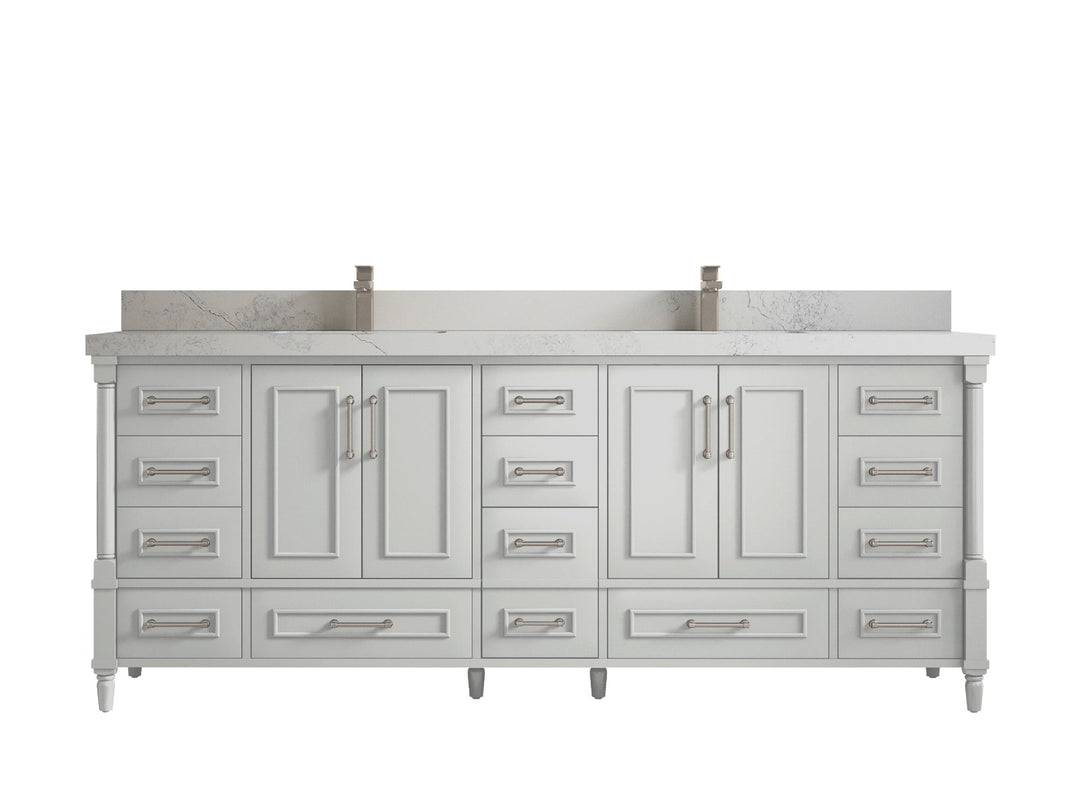 Aberdeen 84 in. W x 22 in. D Double Sink Bathroom Vanity - Willow Bath and Vanity