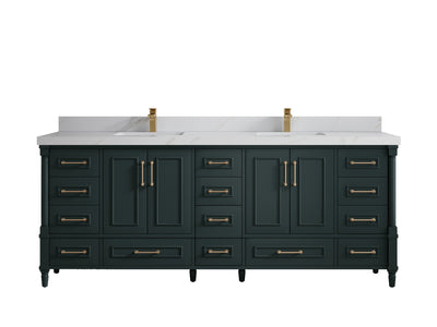 Aberdeen 84 in. W x 22 in. D Double Sink Bathroom Vanity - Willow Bath and Vanity