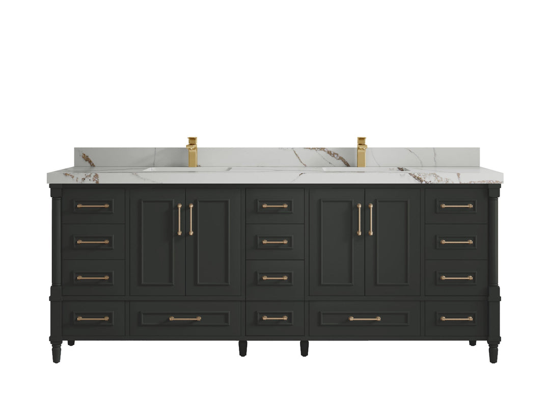 Aberdeen 84 in. W x 22 in. D Double Sink Bathroom Vanity - Willow Bath and Vanity