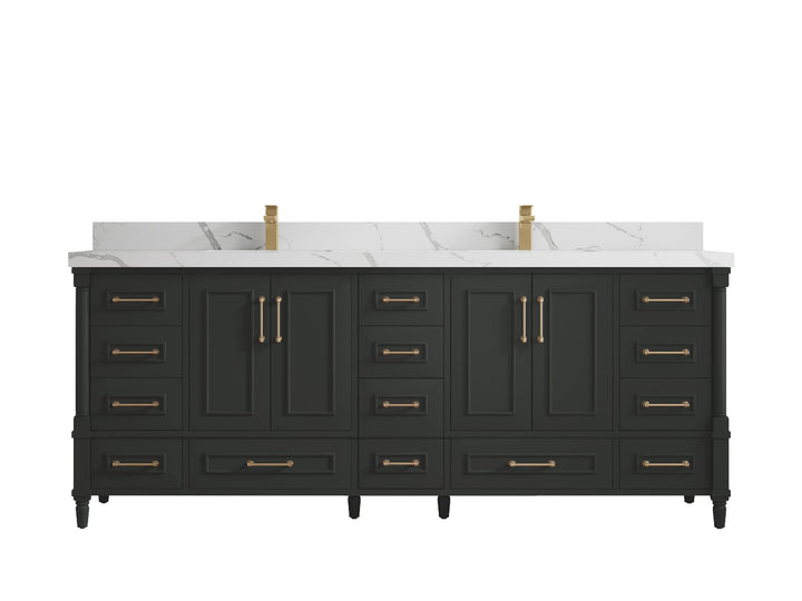 Aberdeen 84 in. W x 22 in. D Double Sink Bathroom Vanity - photo 13
