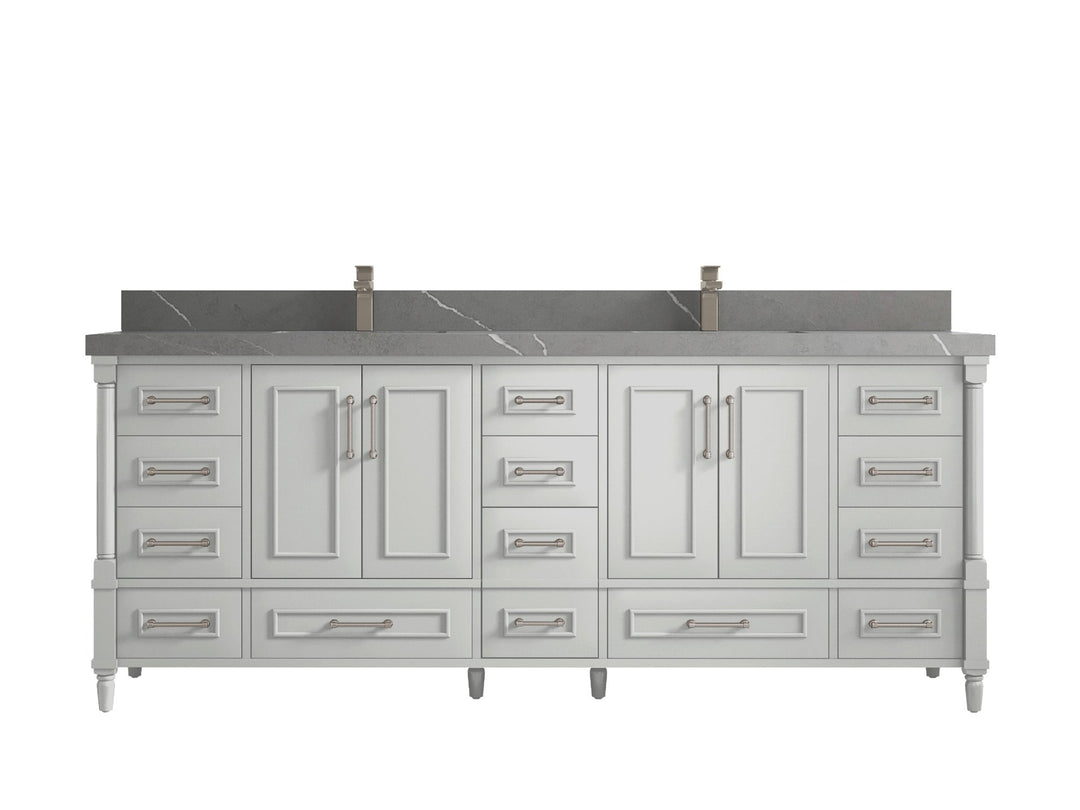 Aberdeen 84 in. W x 22 in. D Double Sink Bathroom Vanity - Willow Bath and Vanity