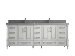Aberdeen 84 in. W x 22 in. D Double Sink Bathroom Vanity - photo 32