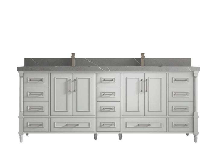 Aberdeen 84 in. W x 22 in. D Double Sink Bathroom Vanity - photo 32