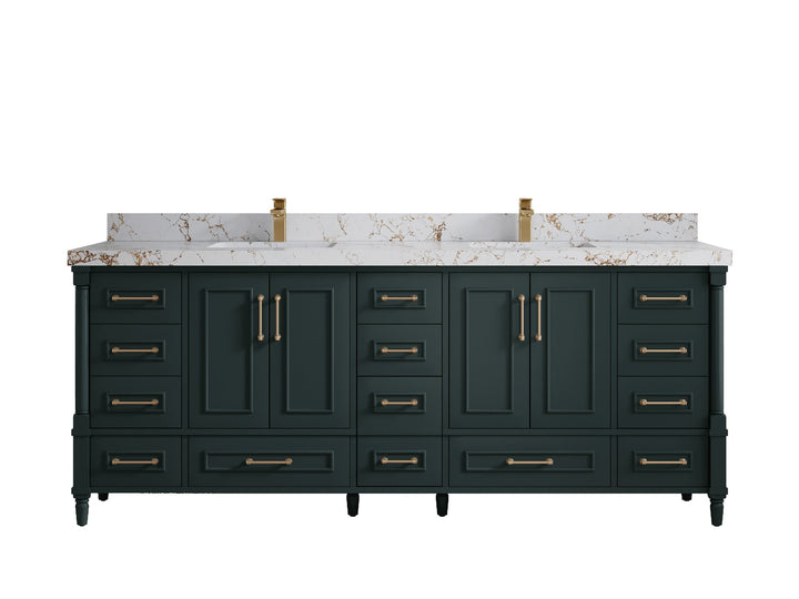Aberdeen 84 in. W x 22 in. D Double Sink Bathroom Vanity - photo 37