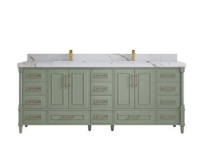 Aberdeen 84 in. W x 22 in. D Double Sink Bathroom Vanity - Willow Bath and Vanity