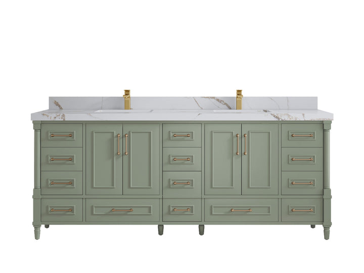 Aberdeen 84 in. W x 22 in. D Double Sink Bathroom Vanity - photo 11