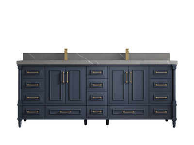 Aberdeen 84 in. W x 22 in. D Double Sink Bathroom Vanity - Willow Bath and Vanity