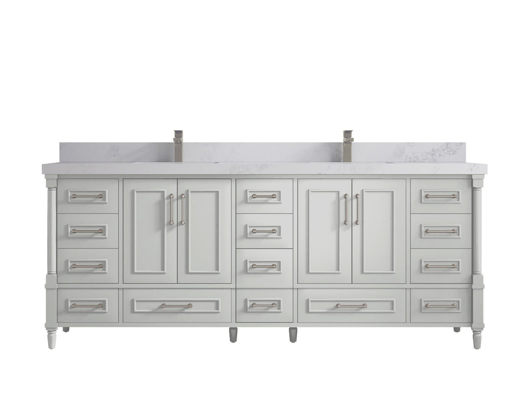 Aberdeen 84 in. W x 22 in. D Double Sink Bathroom Vanity - Willow Bath and Vanity