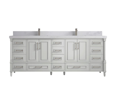 Aberdeen 84 in. W x 22 in. D Double Sink Bathroom Vanity - Willow Bath and Vanity