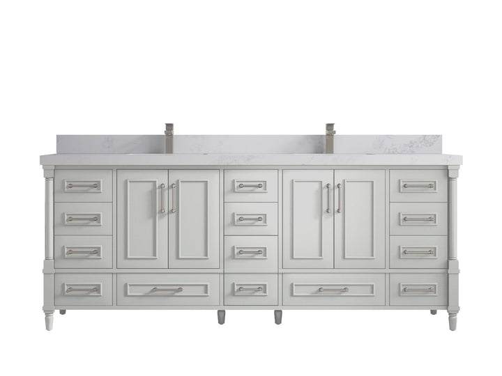Aberdeen 84 in. W x 22 in. D Double Sink Bathroom Vanity - photo 14