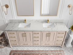 Aberdeen 84 in. W x 22 in. D Double Sink Bathroom Vanity - photo 47