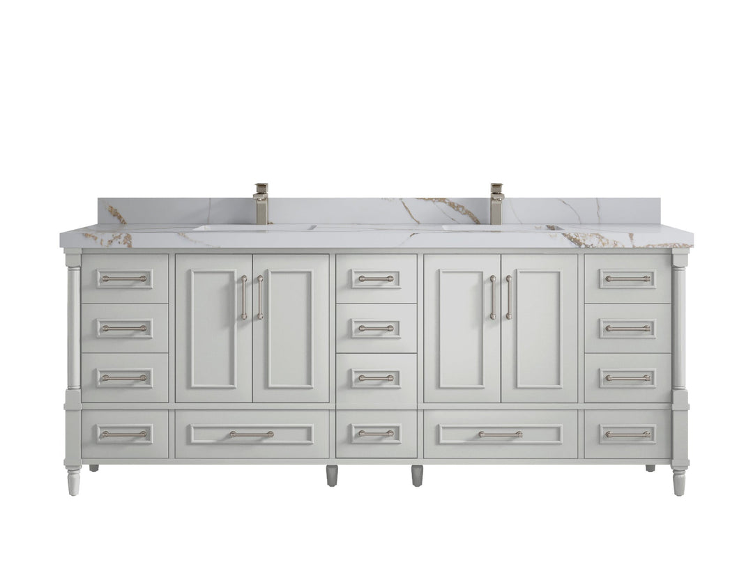 Aberdeen 84 in. W x 22 in. D Double Sink Bathroom Vanity - Willow Bath and Vanity