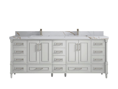 Aberdeen 84 in. W x 22 in. D Double Sink Bathroom Vanity - Willow Bath and Vanity