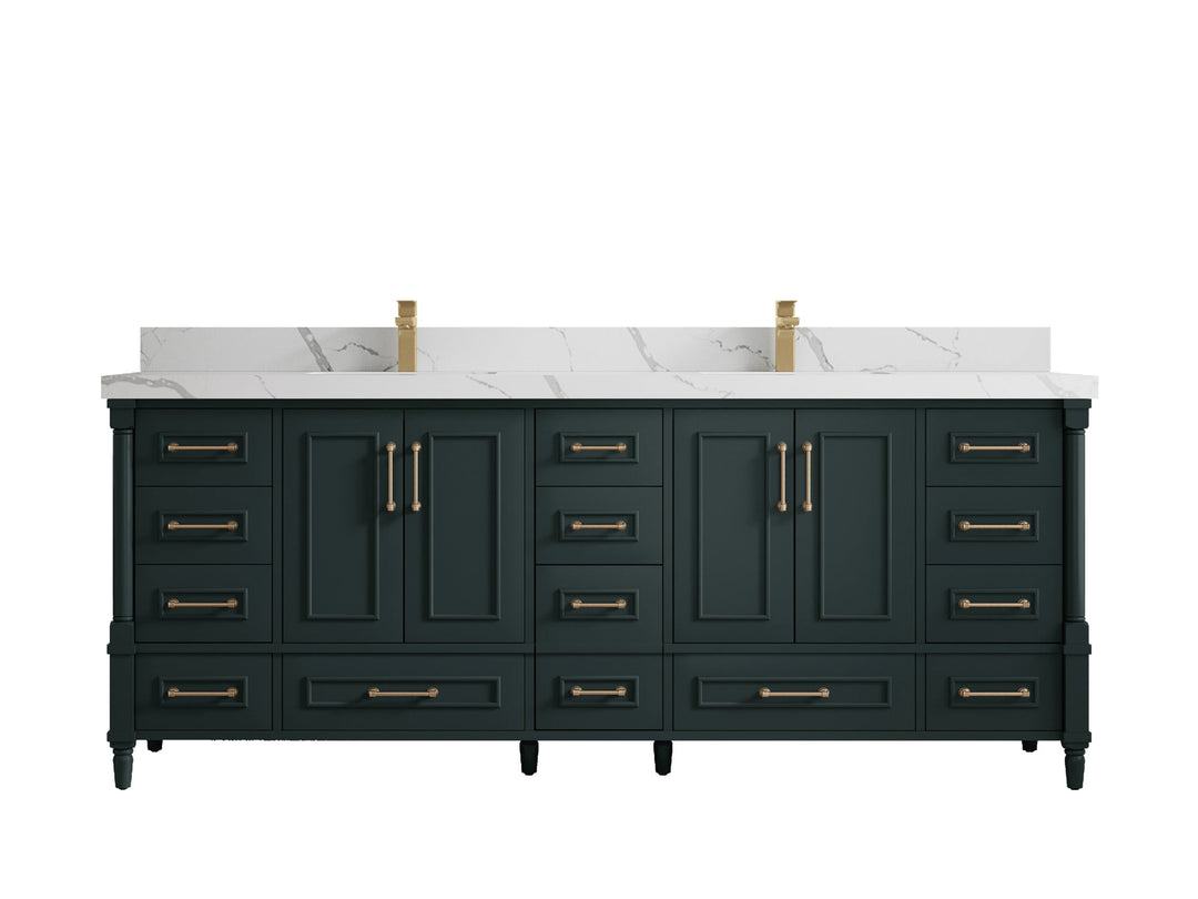 Aberdeen 84 in. W x 22 in. D Double Sink Bathroom Vanity - Willow Bath and Vanity