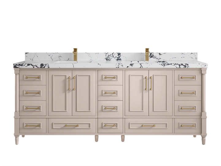 Aberdeen 84 in. W x 22 in. D Double Sink Bathroom Vanity - photo 48