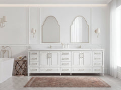 Aberdeen 96 in W x 22 in D Free Standing Double Sink Bathroom Vanity - photo 5