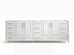Aberdeen 96 in W x 22 in D Free Standing Double Sink Bathroom Vanity - photo 7