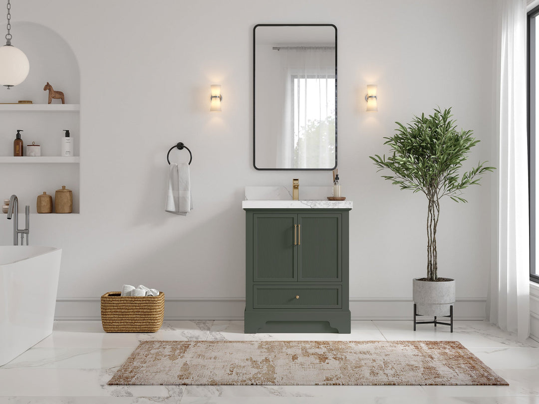 Alys 30 in. W x 22 in. D Single Sink Bathroom Vanity - Willow Bath and Vanity