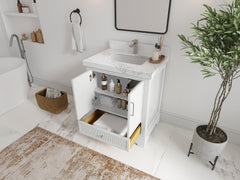 Alys 30 in. W x 22 in. D Single Sink Bathroom Vanity - photo 3
