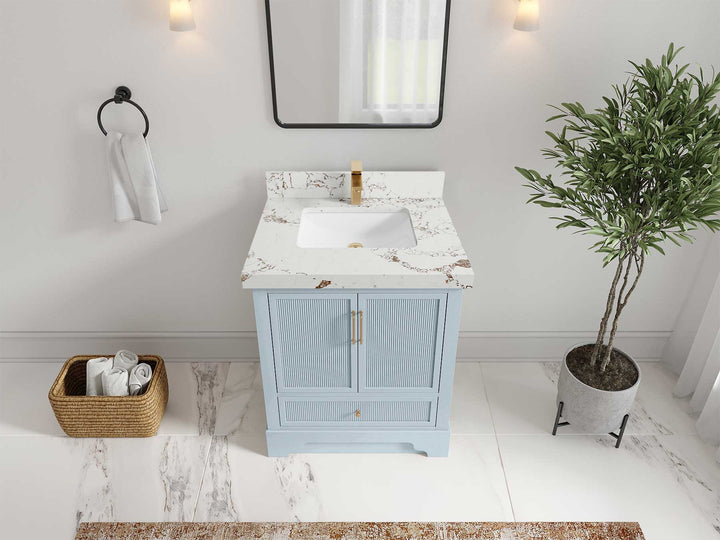 Alys 30 in. W x 22 in. D Single Sink Bathroom Vanity - photo 37