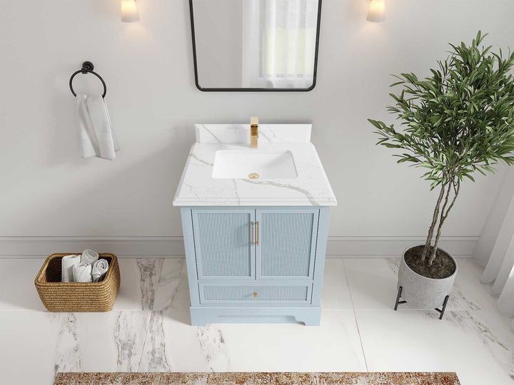 Alys 30 in. W x 22 in. D Single Sink Bathroom Vanity - photo 23