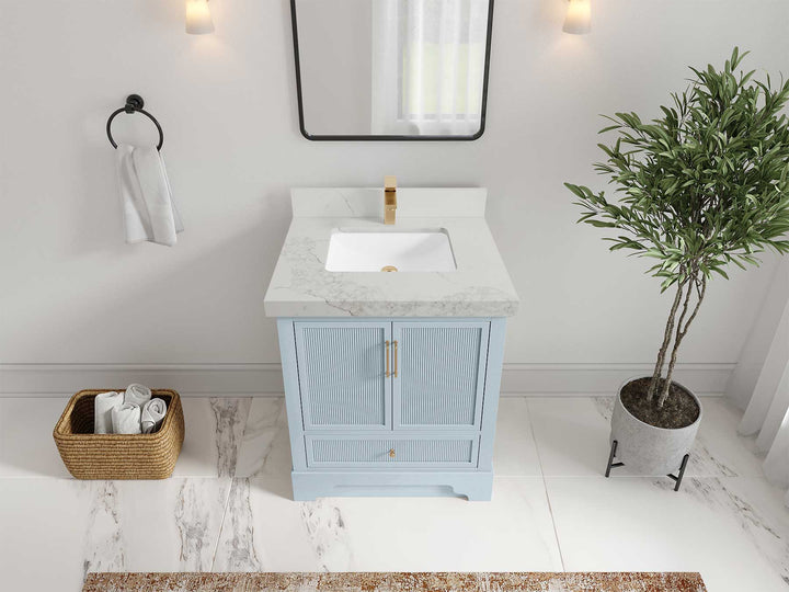 Alys 30 in. W x 22 in. D Single Sink Bathroom Vanity - photo 4