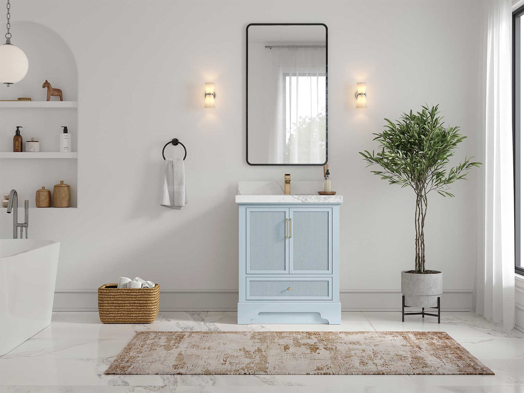 Alys 30 in. W x 22 in. D Single Sink Bathroom Vanity - Willow Bath and Vanity