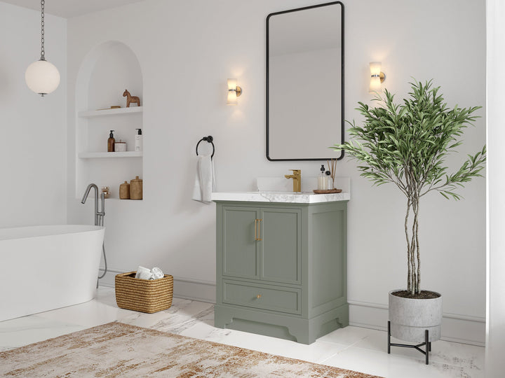 Alys 30 in. W x 22 in. D Single Sink Bathroom Vanity - photo 2