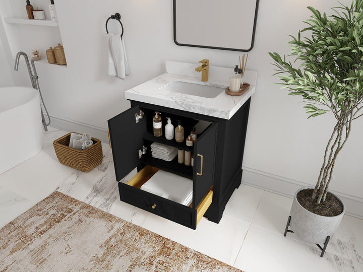 Alys 30 in. W x 22 in. D Single Sink Bathroom Vanity - photo 3
