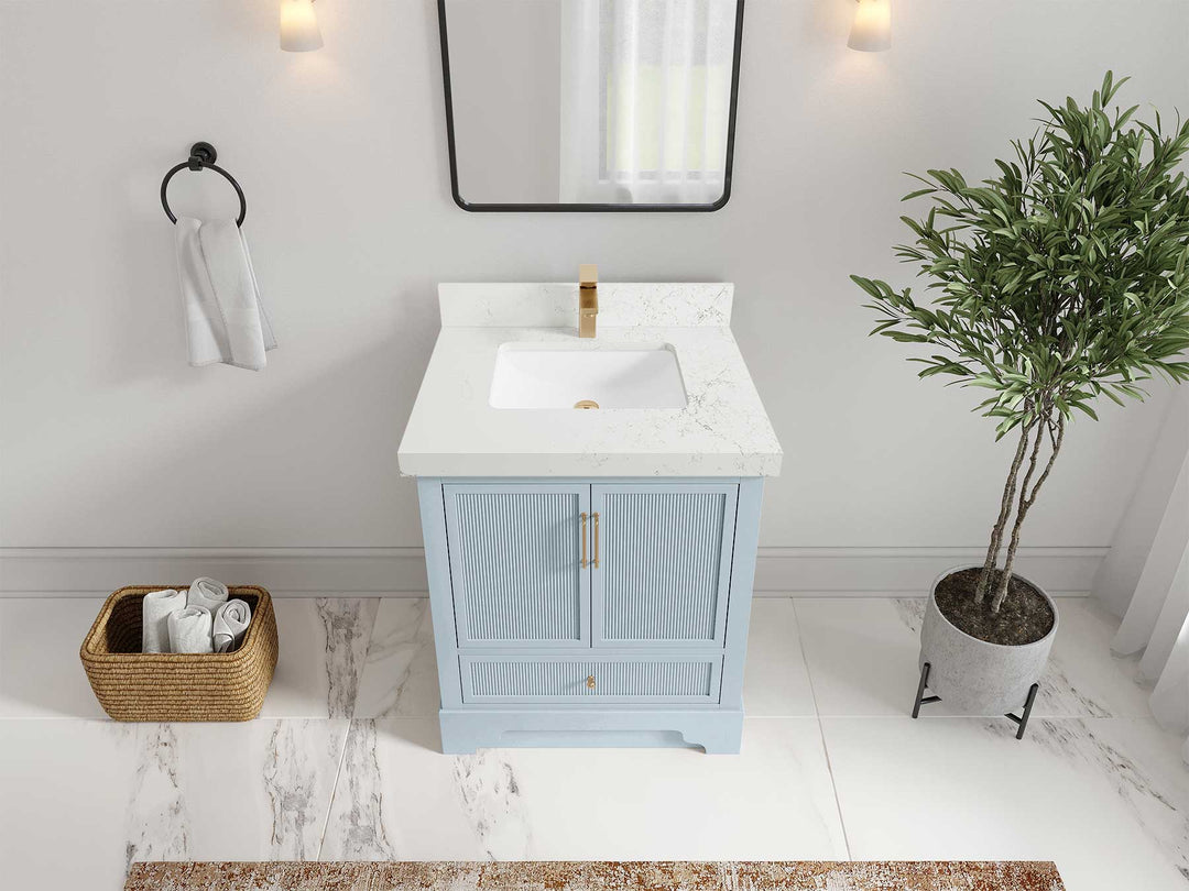 Alys 30 in. W x 22 in. D Single Sink Bathroom Vanity - Willow Bath and Vanity