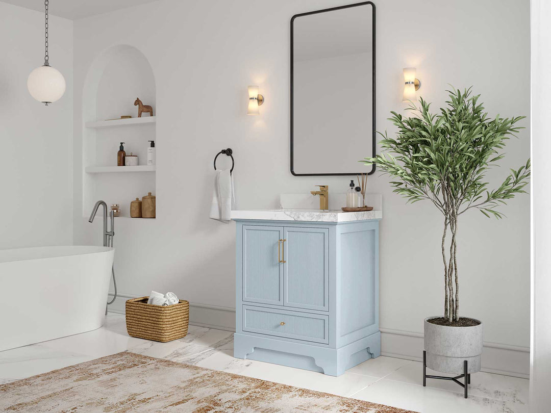 Alys 30 in. W x 22 in. D Single Sink Bathroom Vanity - Willow Bath and Vanity