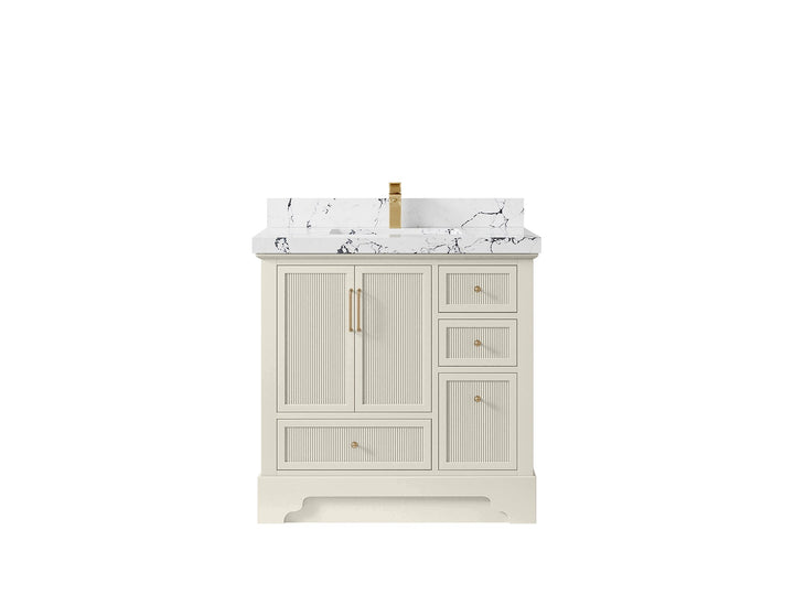 Alys 36 in. W x 22 in. D Center Sink Bathroom Vanity - photo 40