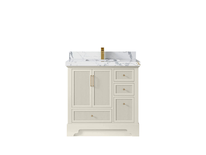 Alys 36 in. W x 22 in. D Center Sink Bathroom Vanity - photo 20