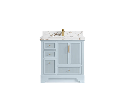 Alys 36 in. W x 22 in. D Center Sink Bathroom Vanity - Willow Bath and Vanity