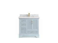 Alys 36 in. W x 22 in. D Center Sink Bathroom Vanity - photo 20