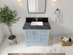 Alys 36 in. W x 22 in. D Center Sink Bathroom Vanity - photo 11