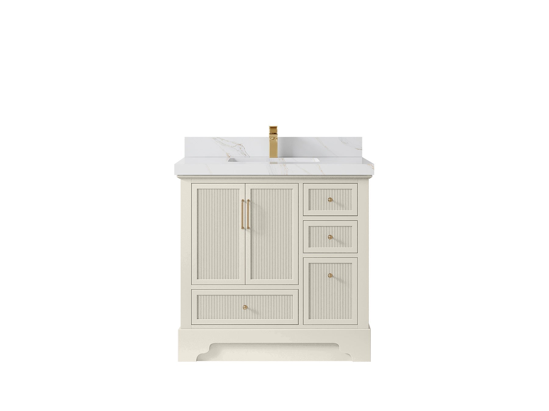 Alys 36 in. W x 22 in. D Center Sink Bathroom Vanity - Willow Bath and Vanity
