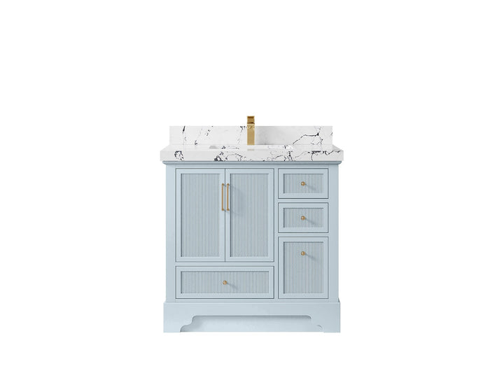 Alys 36 in. W x 22 in. D Center Sink Bathroom Vanity - photo 38