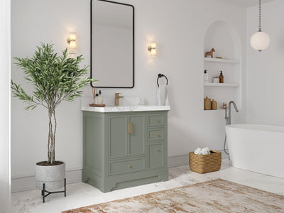 Alys 36 in. W x 22 in. D Center Sink Bathroom Vanity - Willow Bath and Vanity