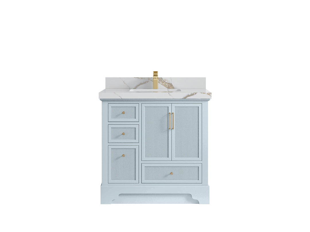 Alys 36 in. W x 22 in. D Center Sink Bathroom Vanity - Willow Bath and Vanity