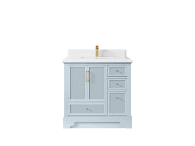 Alys 36 in. W x 22 in. D Center Sink Bathroom Vanity - Willow Bath and Vanity