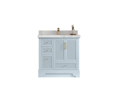 Alys 36 in. W x 22 in. D Center Sink Bathroom Vanity - photo 1