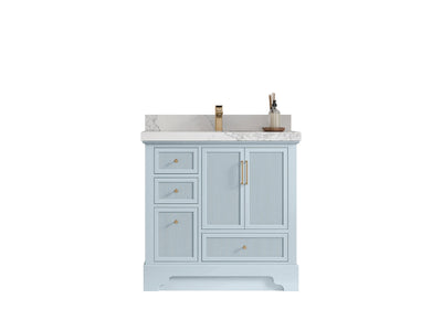 Alys 36 in. W x 22 in. D Center Sink Bathroom Vanity - Willow Bath and Vanity