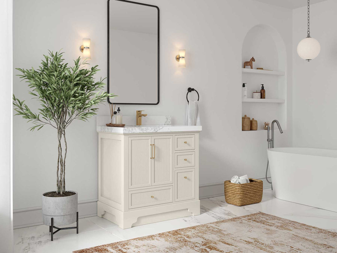 Alys 36 in. W x 22 in. D Center Sink Bathroom Vanity - Willow Bath and Vanity