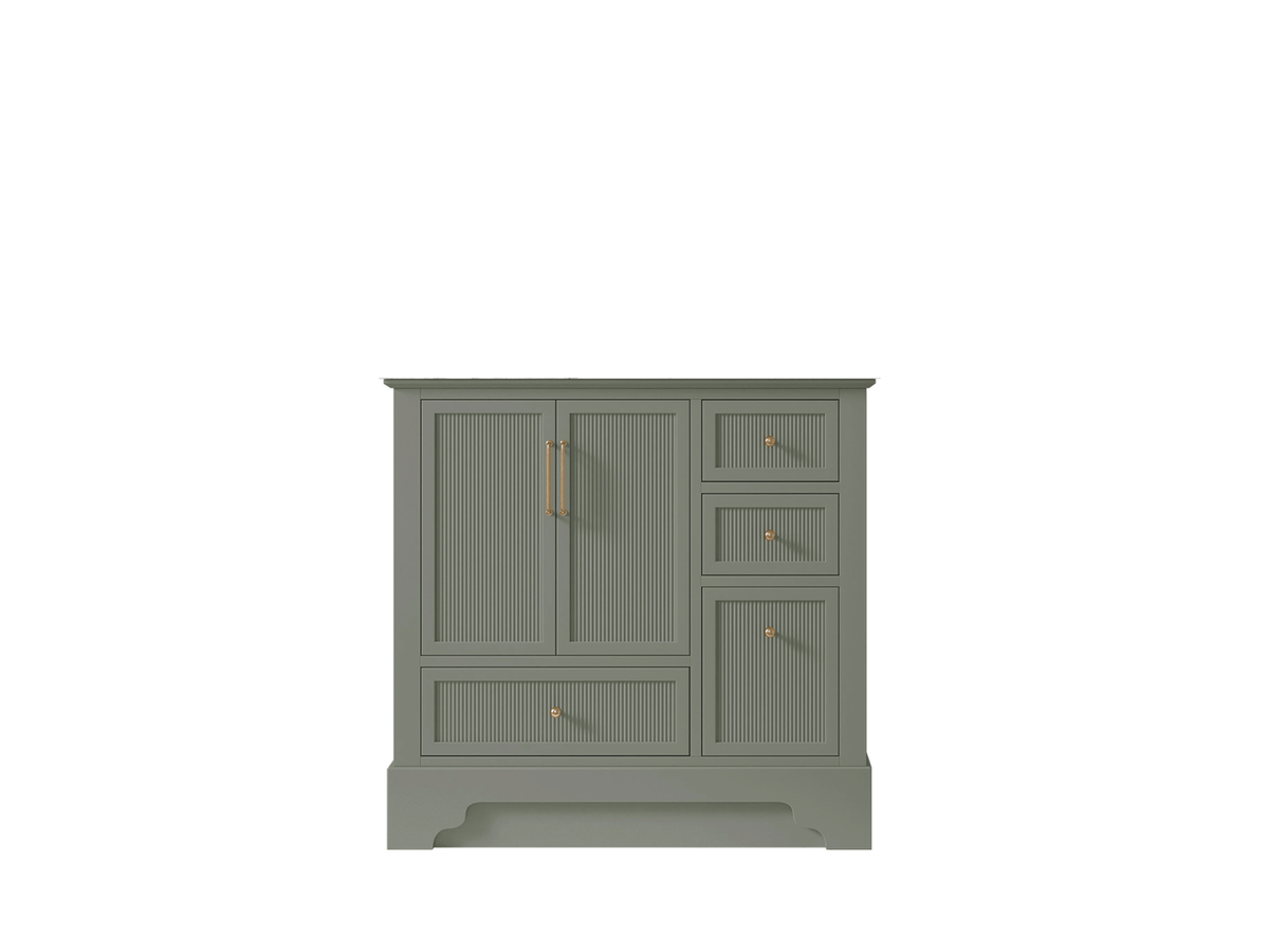 Alys 36 in. W x 22 in. D Center Sink Bathroom Vanity - Willow Bath and Vanity
