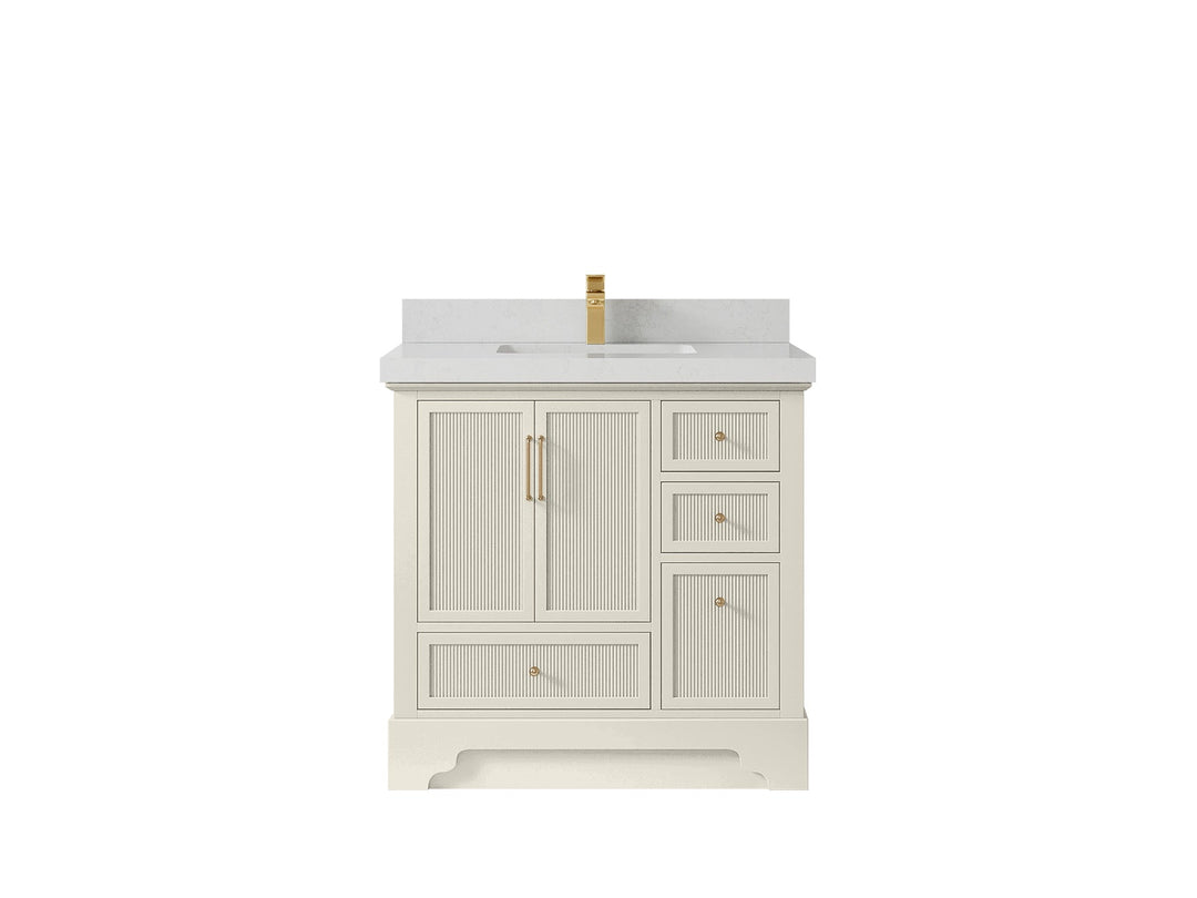 Alys 36 in. W x 22 in. D Center Sink Bathroom Vanity - Willow Bath and Vanity