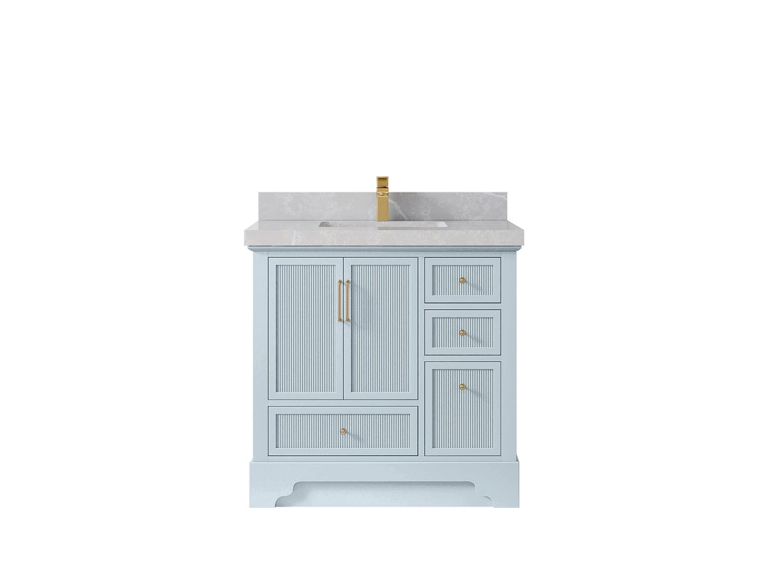 Alys 36 in. W x 22 in. D Center Sink Bathroom Vanity - Willow Bath and Vanity